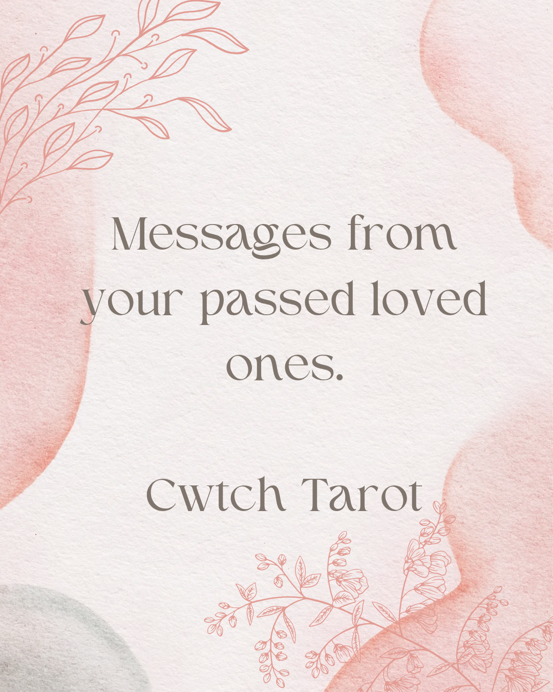 Messages from your passed loved ones.