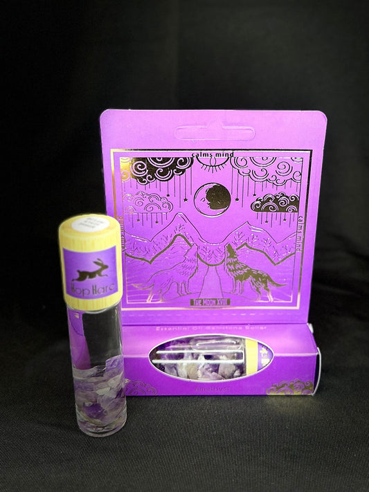 Hop Hare Essential Oil Gemstone Roll On - The Moon