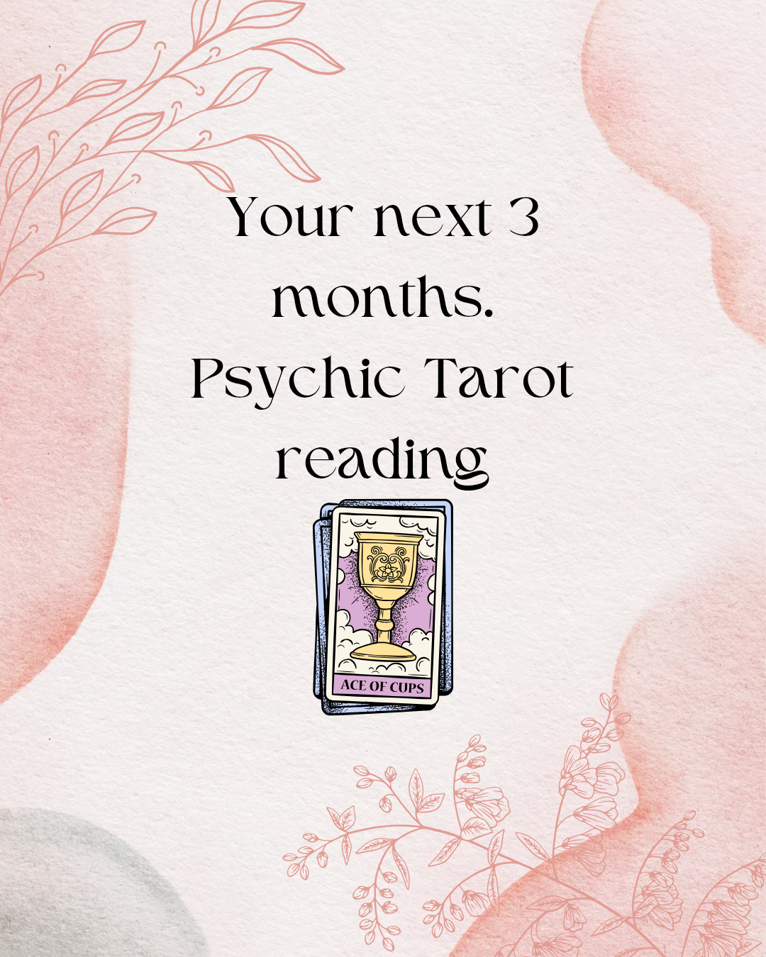 Psychic Tarot reading gift card