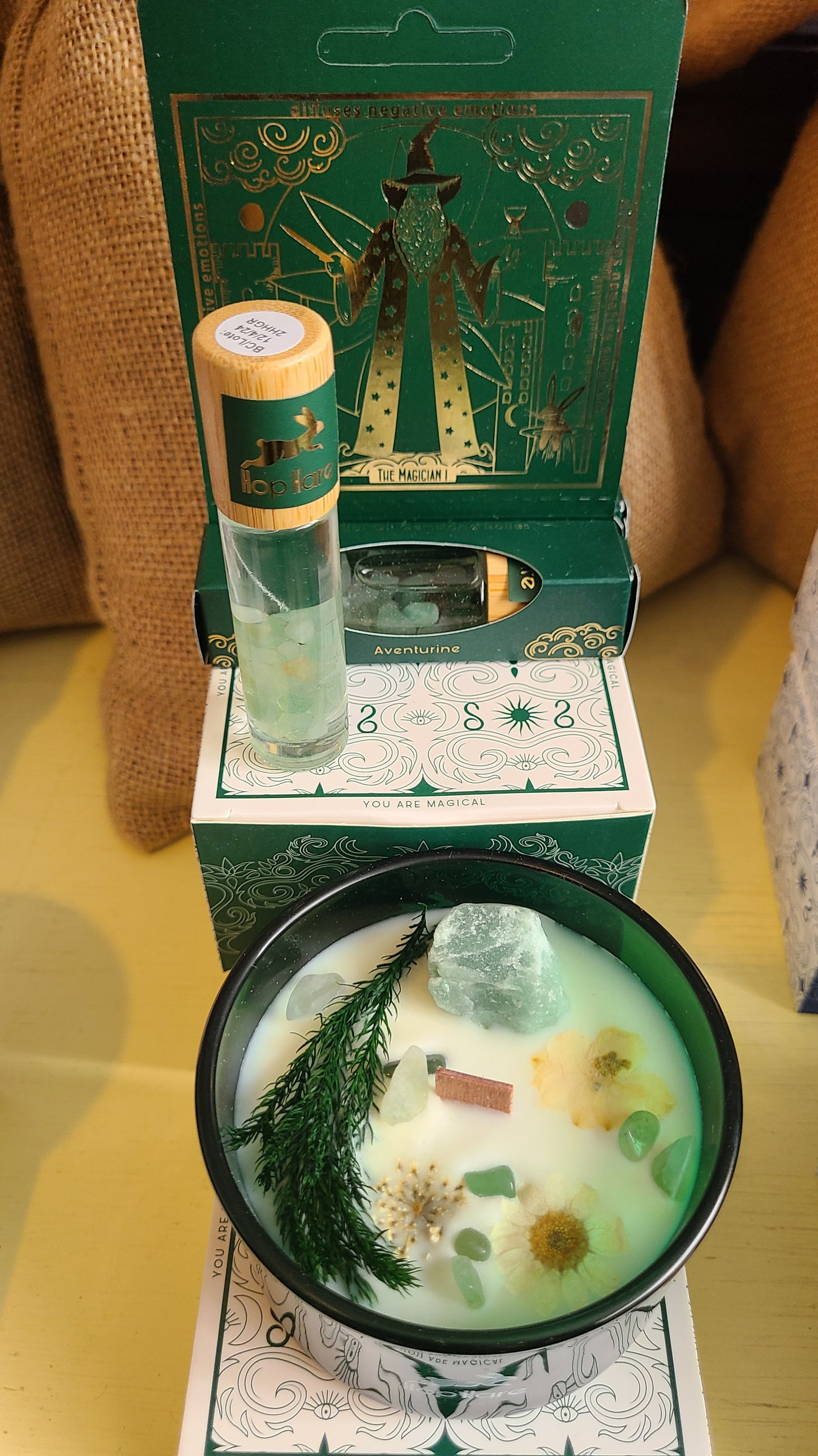 Hop Hare Essential Oil Gemstone Roll On - The Magician