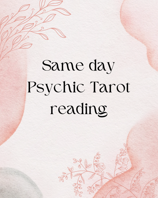 Emergency tarot reading. Same day delivery.