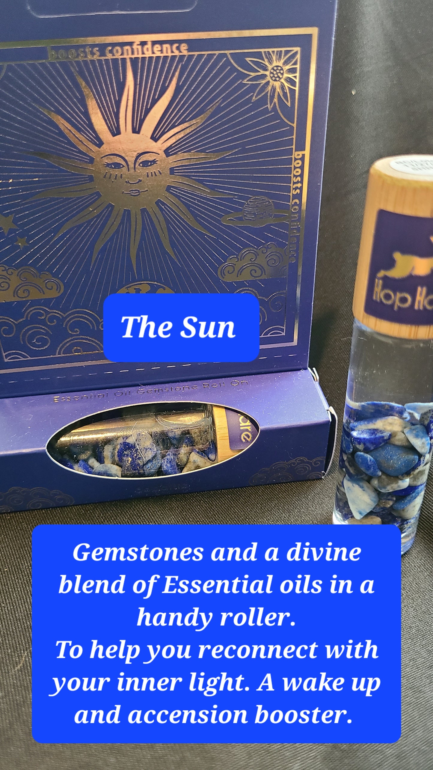 Hop Hare Essential Oil Gemstone Roll On - The Sun