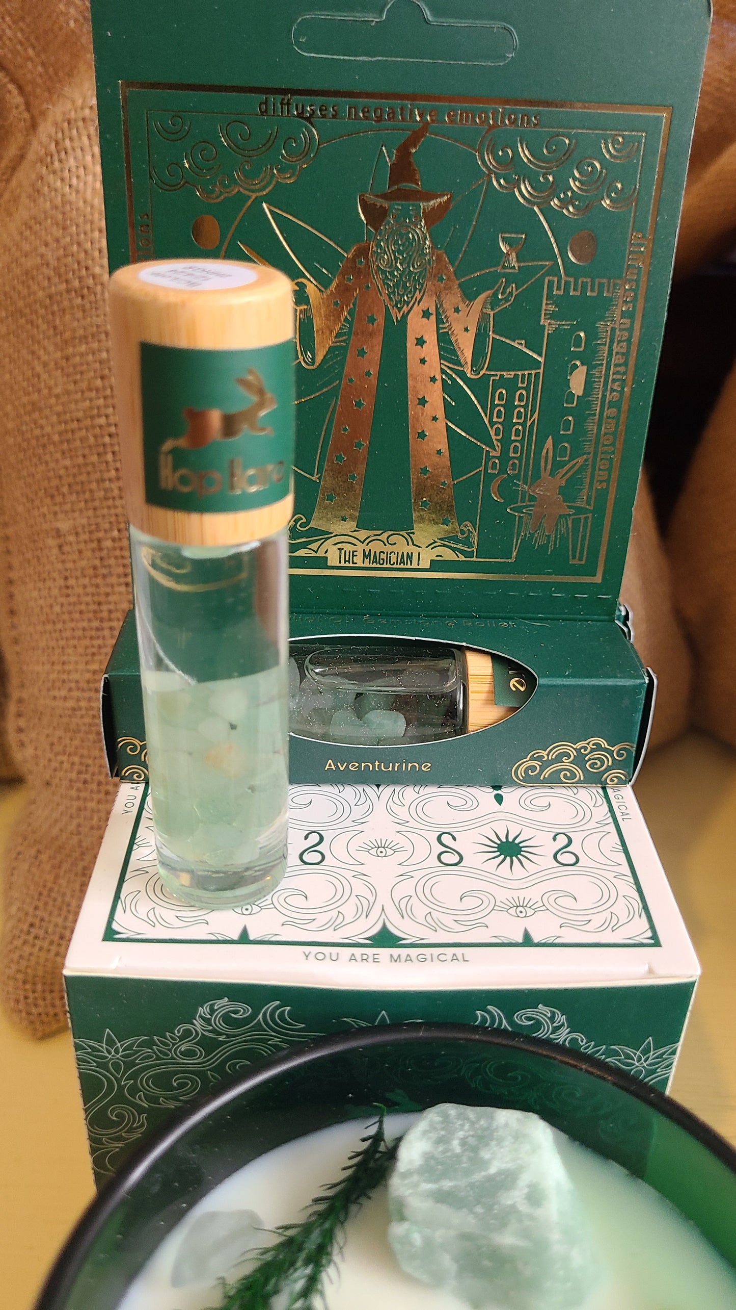 Hop Hare Essential Oil Gemstone Roll On - The Magician
